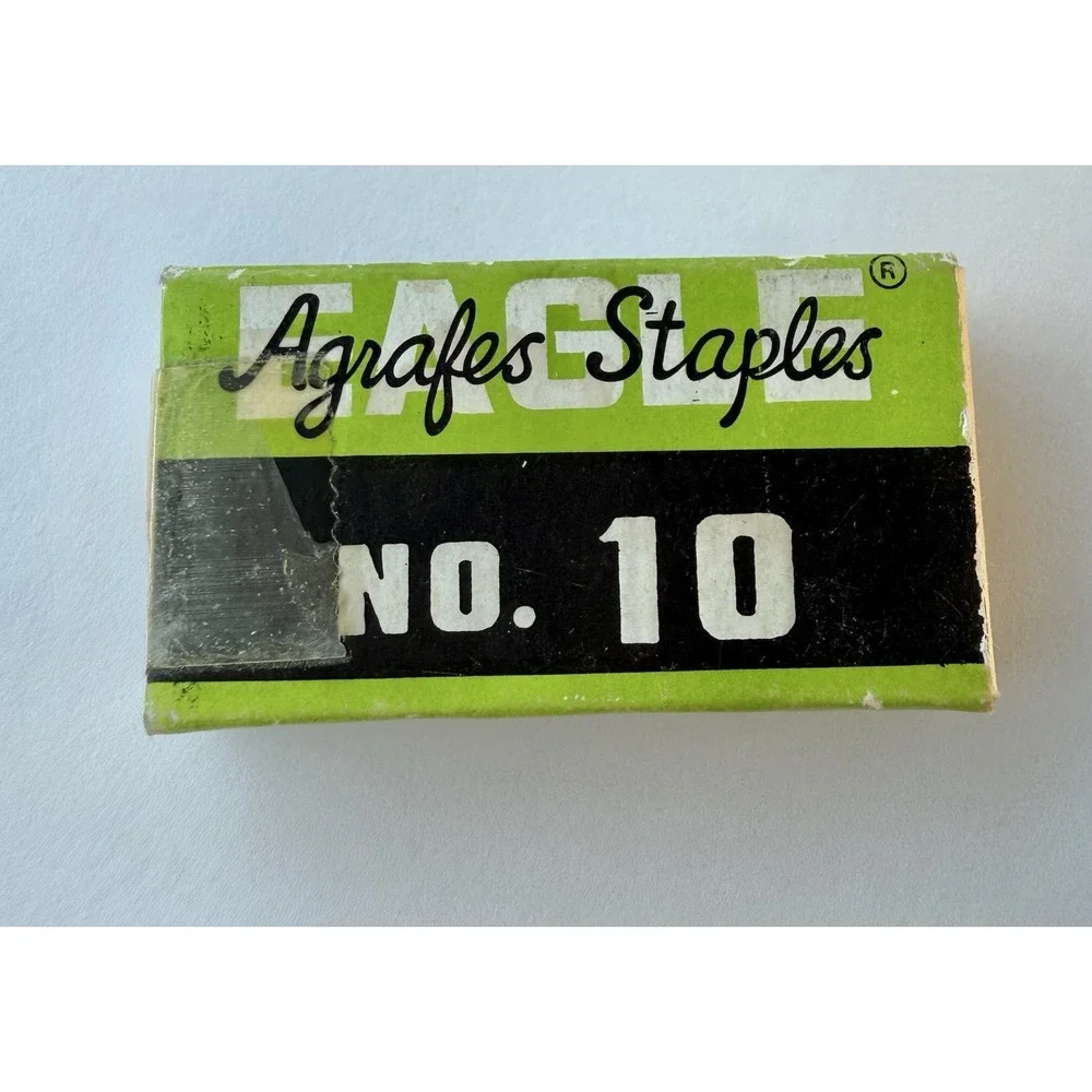 Vintage Mid Century Mini Stapler Lot Eagle Idealine Scripto Lead Staples MCM